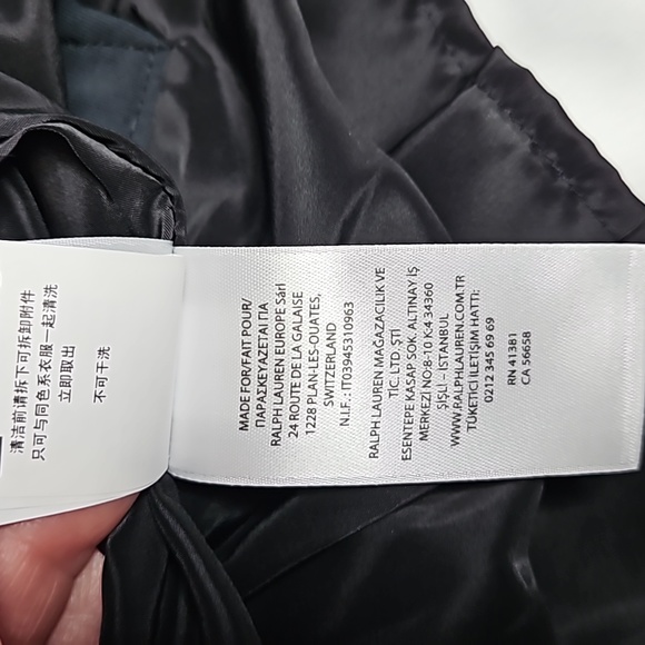 RALPH LAUREN INFANT HOLDAY DRESS IN BLACK WITH BLOOMERS - Picture 8 of 9